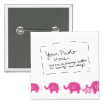 baby girl- elephants buttons