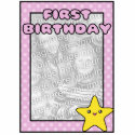 Baby Girl First Birthday Photo Template photo sculptures by mariannegilliand Baby Girl First Birthday Photo Template photo sculptures