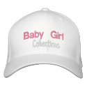 Baby Girl Fitted hat embroidered hats