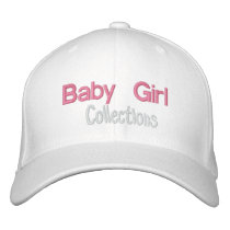 Baby Girl Fitted hat embroidered hats by kidfreakyboy Baby Girl Fitted hat embroidered hats