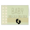 Baby Girl Footprints cards by new_baby Baby Girl Footprints cards