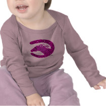 Baby Girl Horseshoe and Horse T-shirt t-shirts