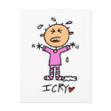 Baby Girl I Cry Tshirts and Gifts postcards by stick_figures Baby Girl I Cry Tshirts and Gifts postcards