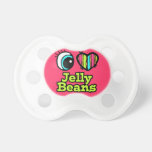 baby girl i love eye heart jelly beans baby pacifiers