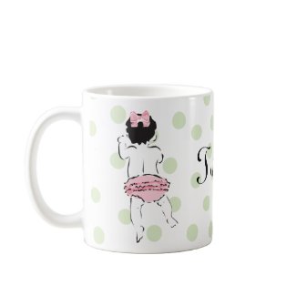 Baby Girl in Ruffled Panties Mugby MissNNick