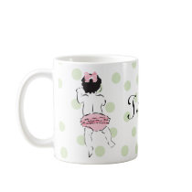Baby Girl in Ruffled Panties Mug by MissNNick Baby Girl in Ruffled Panties Mug