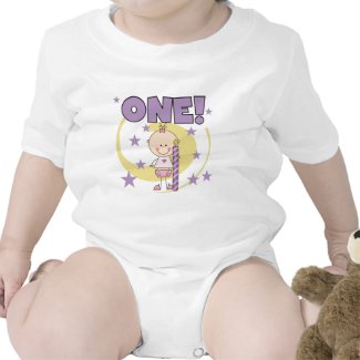 Baby Girl is One Birthday Tshirts and Gifts shirt