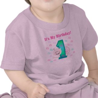 Baby Girl It's My 1st Birthday shirt