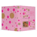 baby girl keepsake/photo album 3 ring binder