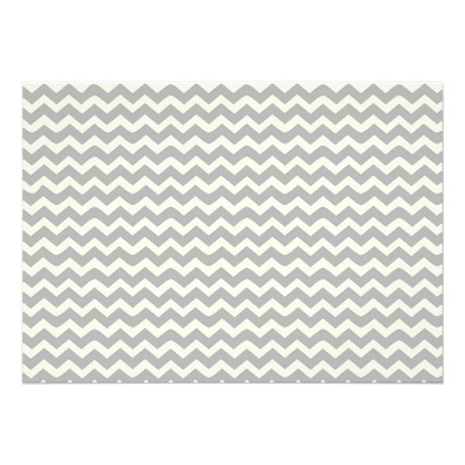 Baby Girl Mod Chic Chevron Baby Shower Invite