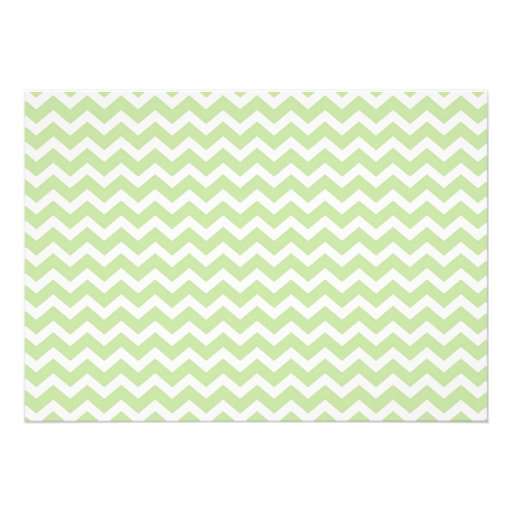 Baby Girl Mod Chic Chevron Baby Shower Invite