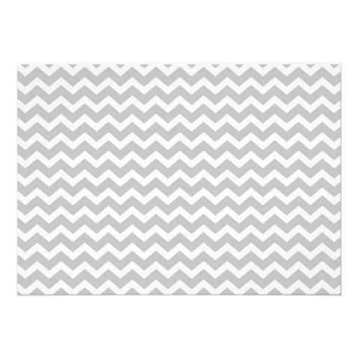 Baby Girl Mod Chic Chevron Baby Shower Invite