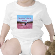 Baby Girl mommy's little angel t-shirts