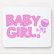 Baby Girl Mouse Pads