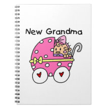 Baby Girl New Grandma Gifts Spiral Notebook