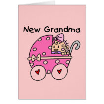 Baby Girl New Grandma T-shirts and Gifts cards