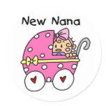 Baby Girl New Nana T-shirts and Gifts Stickers