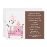 Baby Girl Nursery Custom Invite