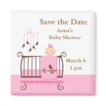 Baby Girl Nursery Fridge Magnets