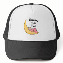 Baby Girl on Moon Fall hats by maternity Baby Girl on Moon Fall hats