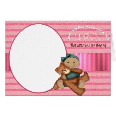Baby Girl Photo Card by nextstopitaly