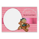 Baby Girl Photo Card