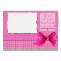 Baby Girl Photo Card #2 by nextstopitaly Baby Girl Photo Card #2
