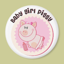 Baby_Girl_Piggy magnets