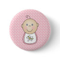 Baby Girl Pink buttons by new_baby Baby Girl Pink buttons