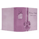 Baby Girl Pink Jean Denim Binder