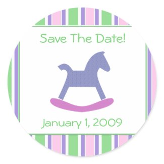 Baby Girl
Pink, Purple, Green Toy Horse Stickers sticker