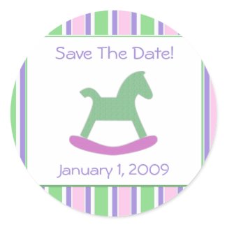 Baby Girl
Pink, Purple, Green Toy Horse Stickers sticker