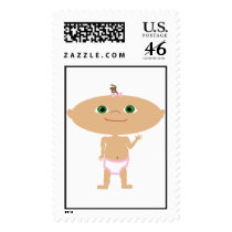 Baby Girl Stamp