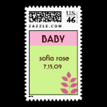 Baby Girl Postage Stamp stamps