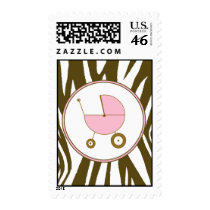 baby girl postage stamp