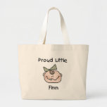 Baby Girl Proud Little Finn Canvas Bag