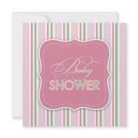 Baby Girl Shower Flat Invitation