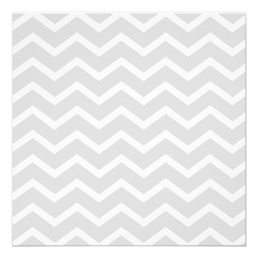Baby girl shower gray chevron flower birds custom announcements