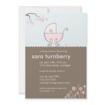 Baby Girl Shower Invitation