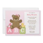 Baby Girl Shower Invitation