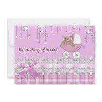 Baby Girl Shower Announcements