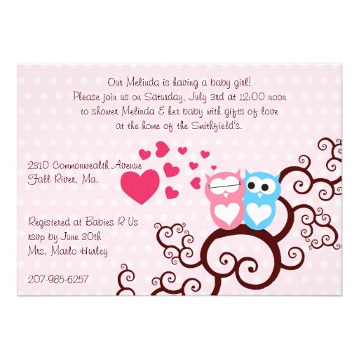 Baby Girl Shower invitation