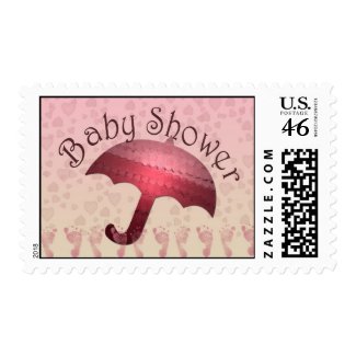 Baby Girl Shower Stamps stamp