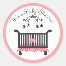 Baby Girl Shower Sticker