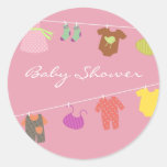 Baby Girl Shower Sticker