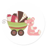 Baby Girl Shower Stickers