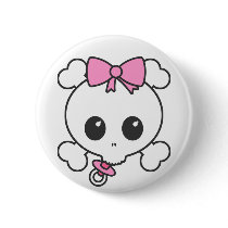 Baby Girl Skully Pins