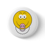 Baby Girl Smiley Face Buttons