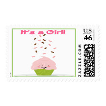 Baby Girl Sprinkle Postage