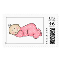Baby Girl Stamp